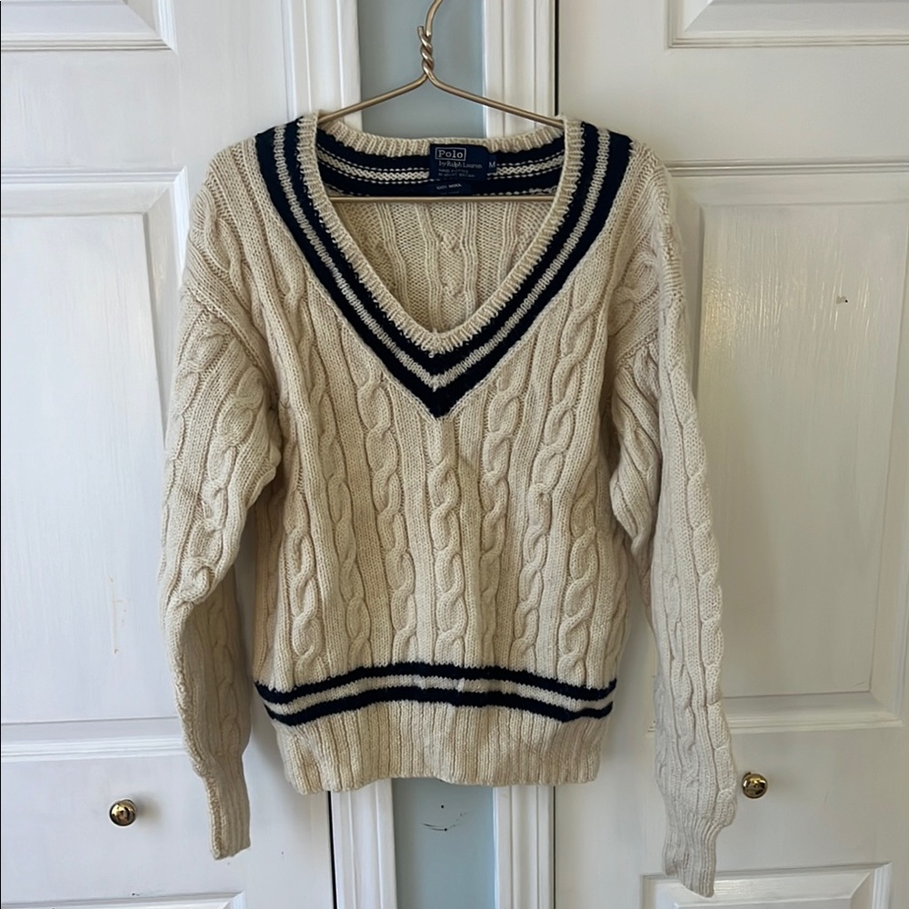 POLO Ralph Lauren Cream Cable Knit Sweater